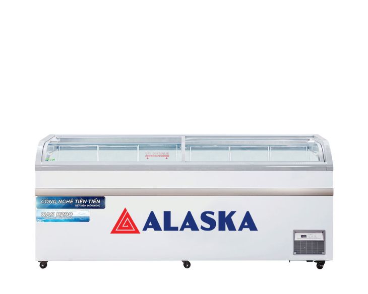 Tủ đông Alaska mặt kính cong 765 lít KC-550