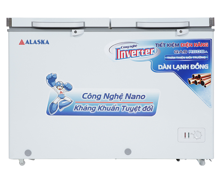 Tủ đông mát Alaska Inverter 345 lít BCD-4568CI