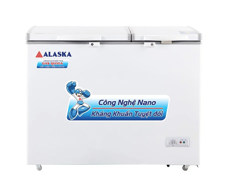 Tủ đông mát Alaska 250 lít BCD-3571