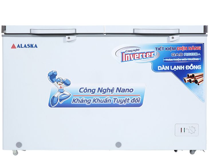 Tủ đông mát Alaska Inverter 405 lít BCD-5068CI