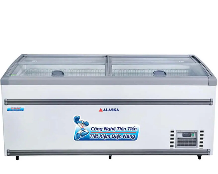 Tủ đông Alaska kính lùa 950/650 lít KT-650