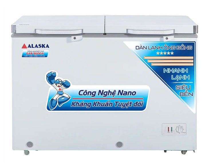 Tủ đông mát Alaska 455 lít BCD-5568C